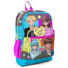 Coral High Mavi Anime USB Soketli Kız Çocuk İlkokul ve Günlük Sırt Çantası