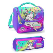 Coral High Mor Yeşil Tekboynuz Unicorn Kız Çocuk Beslenme Çantası