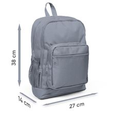 Coral High Renkli Batik Unicorn Dondurma Desenli Üç Bölmeli Okul 23480 Okul Çantası