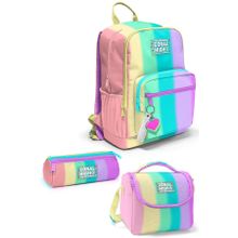 Coral High SET0123630 Renkli 3’lü Okul Çanta Seti