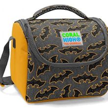 Coral High Siyah Yarasa Desenli Erkek Çocuk Isı Yalıtımlı Beslenme Çantası