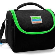 Coral High Siyah Yeşil Kız ve Erkek Çocuk Yalıtımlı Beslenme Çantası