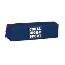 Coral High Sport Lacivert Kırmızı Tek Bölmeli Kalemlik
