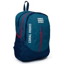Coral High Sport Nefti Lacivert Okul ve Günlük - Dört Gözlü - USB ve AUX Soketli Okul Çantası