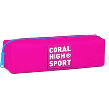 Coral High Sport Tek Bölmeli Pembe Kalem Çantası