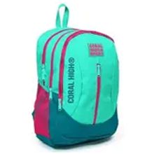 Coral High Usb ve Aux Çıkışlı Sport Yeşil Pembe Okul ve Günlük Sırt Çantası