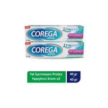 Corega 2x40 gr Tat İçermez Diş Protez Yapıştırıcı Krem