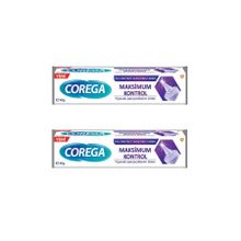 Corega Maximum Kontrol 2x40 gr Diş Protezi Yapıştırıcı Krem