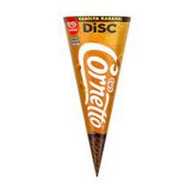 Cornetto Disc 130 ml Vanilya Karamel Dondurma