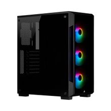 Corsair iCUE 220T CC-9011190-WW RGB Midi Dikey Tower Siyah Mini Bilgisayar Kasası