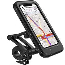 Cosmostech Motosiklet Bisiklet Su Geçirmez 360° Ayarlanabilir Telefon Tutucu Navigasyon Stand
