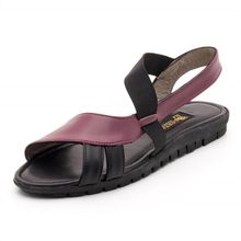 Costo Shoes 180052 Bordo Siyah Büyük Numara Sandalet