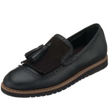 Costo Shoes AG1017 45-46-47-48-49-50 Siyah 4 Mevsim Üst Kalite Termo Taban Büyük Numara Erkek Ayakkabısı Rahat Geniş Kalıp