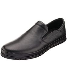 Costo Shoes AG1041 45-46-47-48-49-50 Siyah Deri 4 Mevsim Büyük Numara Üst Kalite Erkek Ayakkabısı