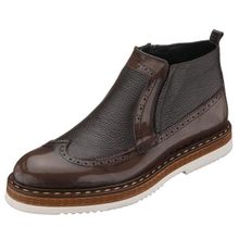Costo Shoes AGS4007 Kahve Açma Deri Hafif Rahat Eva Taban Geniş Kalıp Premium Serisi Erkek Bot