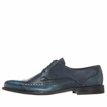 Costo Shoes CS6552 Lacivert Deri VİP Rahat Geniş Kalıp Büyük Numara Ayakkabı