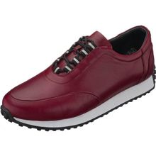 Costo Shoes Dora-2023 Bordo Dana Derisi Rahat Geniş Kalıp Hafif Taban Yeni Sezon Erkek Spor Ayakkabısı