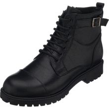 Costo Shoes EF703 Siyah Dana Derisi El İşçiliği Rahat Geniş Kalıp Özel Seri Erkek Bot