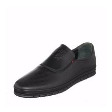 Costo Shoes EU6011 Siyah Deri Erkek Günlük Ayakkabı