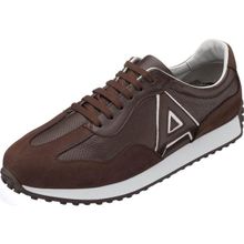 Costo Shoes GG18 A.Kahve Nubuk Termo Taban ve Rahat Geniş Kalıp Deri Erkek Deri Spor Ayakkabı
