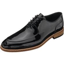Costo Shoes GS1905 Siyah Rugan Deri Vip Rahat Şık Kalıp Serisi Klasik Erkek Kundura