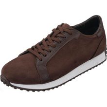 Costo Shoes HKN141 Kahve Hafif Termo Taban Rahat Geniş Kalıp Şık Tasarım Yeni Sezon Dana Nubuk Deri Erkek Spor Ayakkabı