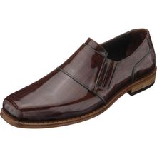 Costo Shoes K01 Kahve Açma Baskılı Deri Extra Rahat Extra Geniş Kalıp Özel Seri El İşçiliği Erkek Klasik Ayakkabı