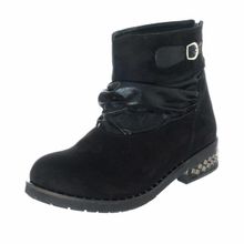 Costo Shoes K358-1 Siyah Süet Kadın Bot