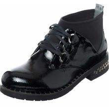 Costo Shoes K406-5 Siyah Rugan Kadın Bot