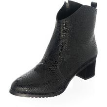 Costo Shoes K976 Siyah Baskılı Kadın Bot
