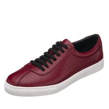 Costo Shoes Kaan-05 Bordo Dana Derisi Erkek Spor Ayakkabı