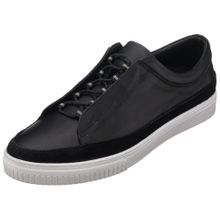 Costo Shoes KADİR-03 Siyah Rahat Geniş Kalıp Şık Deri Büyük Numara Erkek Spor Ayakkabısı