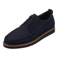Costo Shoes KRT103 Lacivert Dana Nubuk Derisi Üst Kalite Rahat Geniş Kalıp Büyük Numara Erkek Ayakkabı