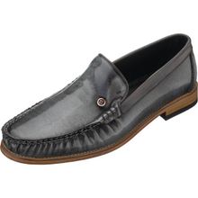 Costo Shoes NV02 Gri Açma Deri Microlight Hafif Taban Rahat Geniş Kalıp Premıum Serisi Erkek Ayakkabısı