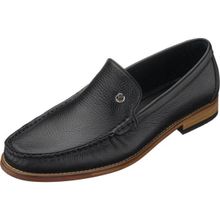 Costo Shoes NV02 Siyah Deri Microlight Hafif Taban Rahat Geniş Kalıp Premıum Serisi Erkek Ayakkabısı