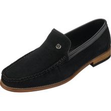Costo Shoes NV02 Siyah Süet Deri Microlight Hafif Taban Rahat Geniş Kalıp Premıum serisi Erkek Ayakkabısı