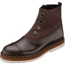 Costo Shoes NVN490 Kahve Rahat Geniş Kalıp Premium serisi Açma Deri Eva Taban Büyük Numara Erkek Bot