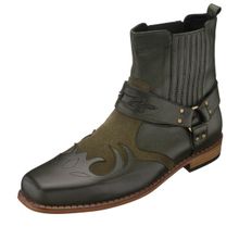Costo Shoes NVN71 Haki Deri Termo Light Hafif Dayanıklı Taban Premium Serisi Üst Kalite Kovboy Erkek Bot