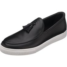 Costo Shoes Poyraz-01 Siyah Rahat Geniş Kalıp Şık Dana Derisi Büyük Numara Erkek Spor Ayakkabısı