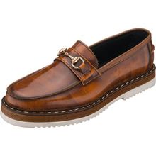 Costo Shoes SNM1910 Taba Açma Deri Eva Rahat Hafif Taban Giydirimi Rahat Geniş Kalıp Özel Seri El İşçiliği Erkek Ayakkabı