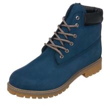 Costo Shoes TLAND0802 Kot Mavi Nubuk Timber Land Style Kışlık Sıcak Astar Rahat Geniş Kalıp Erkek Bot