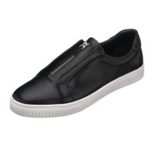 Costo Shoes Yusuf-01 Siyah Deri Gündelik Erkek Spor Ayakkabı