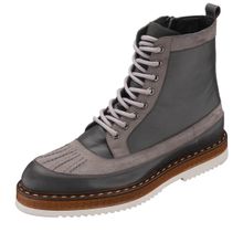 Costo Shoes ZM402 Deri Gri Nubuk Rahat Geniş Kalıp Hafif Eva Taban Premium Serisi Erkek Bot