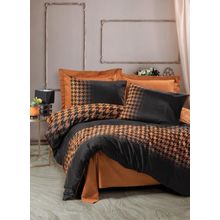 Cotton Box Barlow Saten Bakır Çift Kişilik Nevresim Takımı