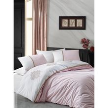 Cotton Box Brode Ranforce Carel Pudra Çift Kişilik Nevresim Takımı