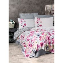 Cotton Box Carla Gri Tek Kişilik 160x220 cm Nevresim Takımı