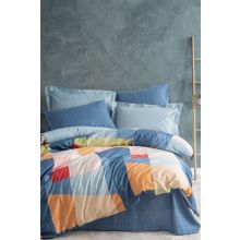 Cotton Box Cosy Modern Tek Kişilik Mavi 160x220 cm Nevresim Takımı