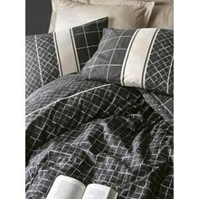 Cotton Box Dark Antre Bej Ranforce Çift Kişilik Nevresim Takımı
