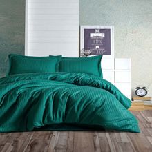 Cotton Box Elegant Petrol Çift Kişilik Nevresim Takımı