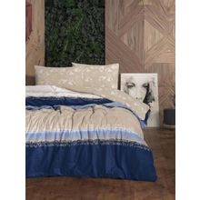 Cotton Box Flanel Çift Kişilik Blueline Lacivert Nevresim Takımı
